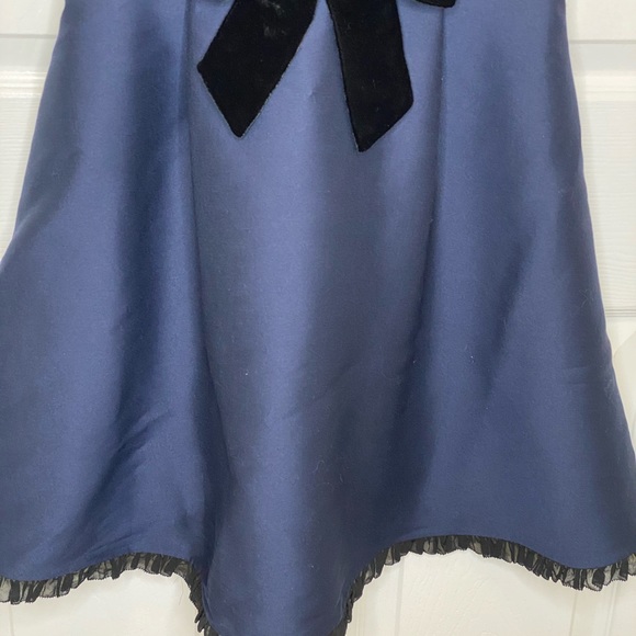 Kate Spade Velvet Bow Fit & Flare Dress Sz 4 - Picture 8 of 8